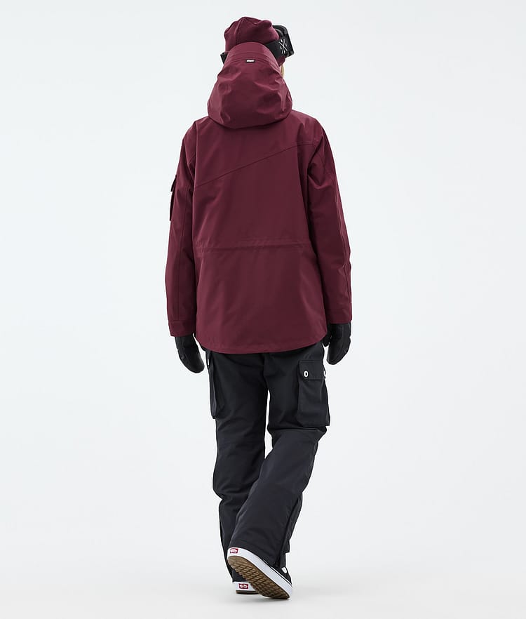 Adept W Snowboard Jacket Women Burgundy, Image 4 of 9