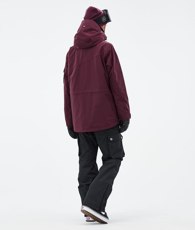 Adept W Snowboardjacke Damen Burgundy Renewed, Bild 5 von 10