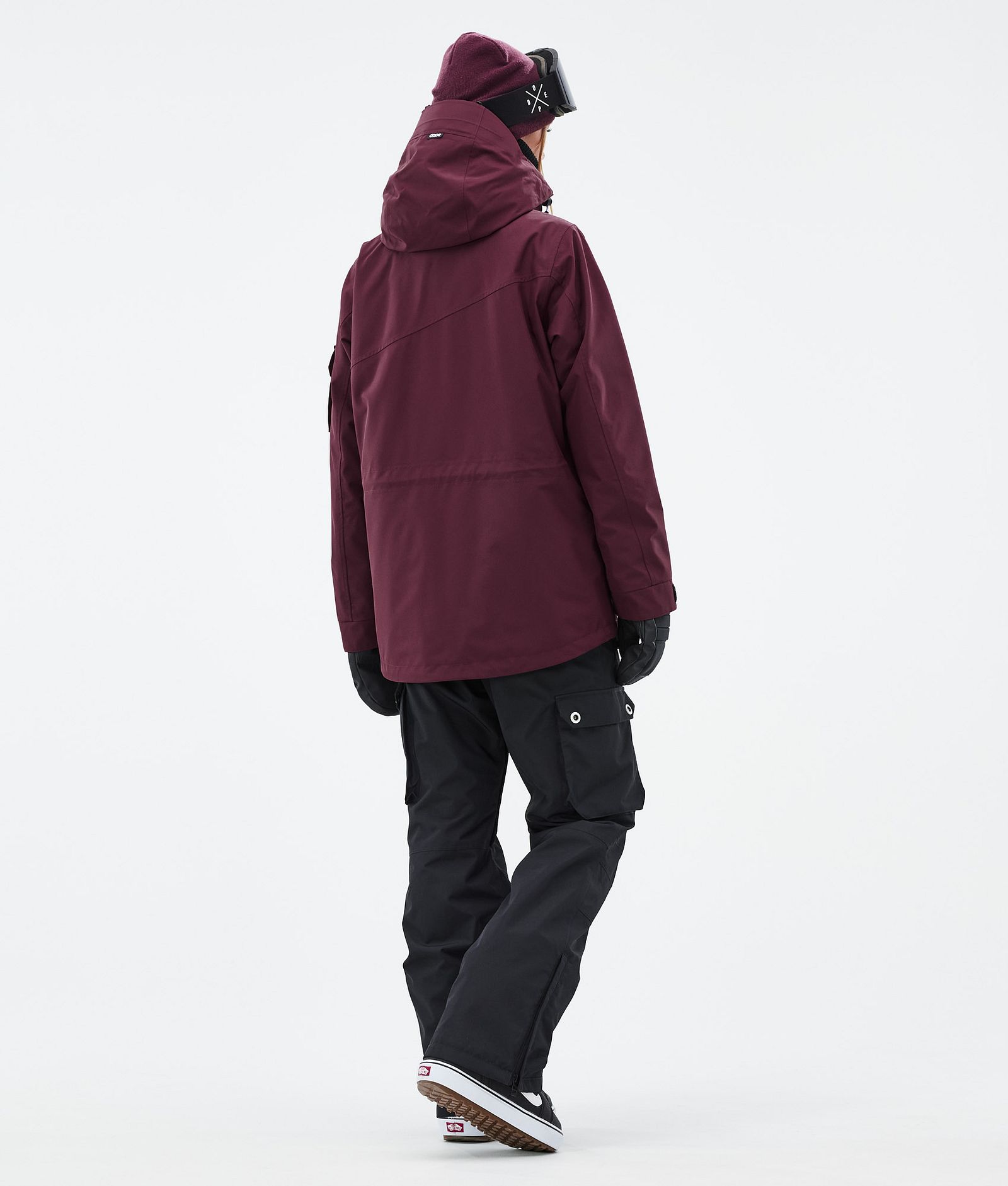 Adept W Snowboardjacke Damen Burgundy Renewed, Bild 5 von 10