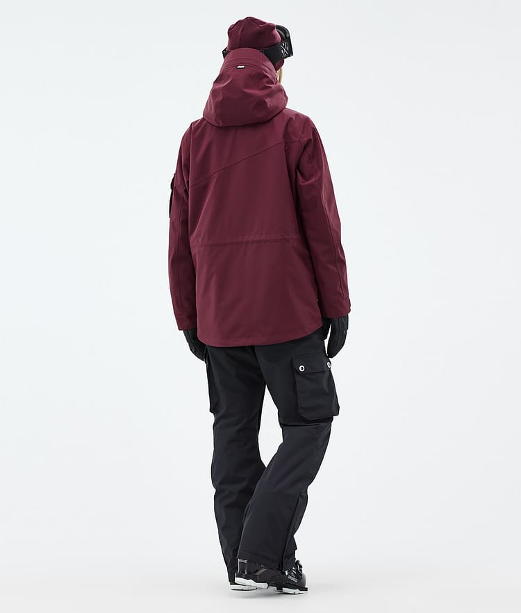 Adept W Giacca Sci Donna Burgundy, Immagine 5 di 10