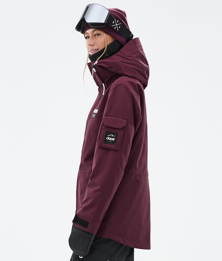 Adept W Snowboardjacke Damen Burgundy Renewed, Bild 6 von 10