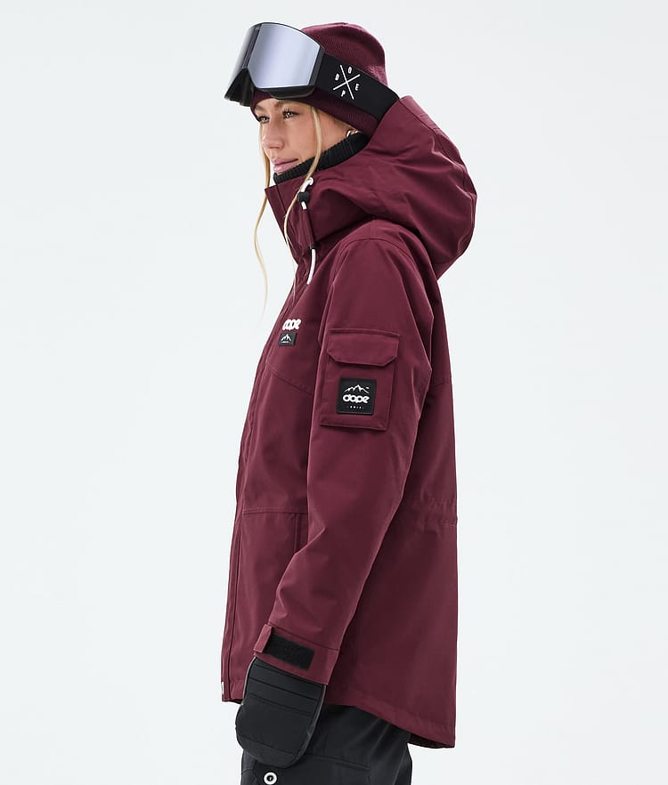 Adept W Giacca Sci Donna Burgundy, Immagine 6 di 10