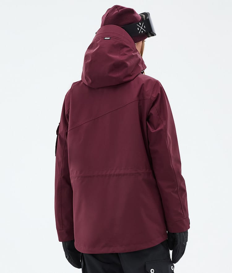 Adept W Giacca Sci Donna Burgundy, Immagine 7 di 10