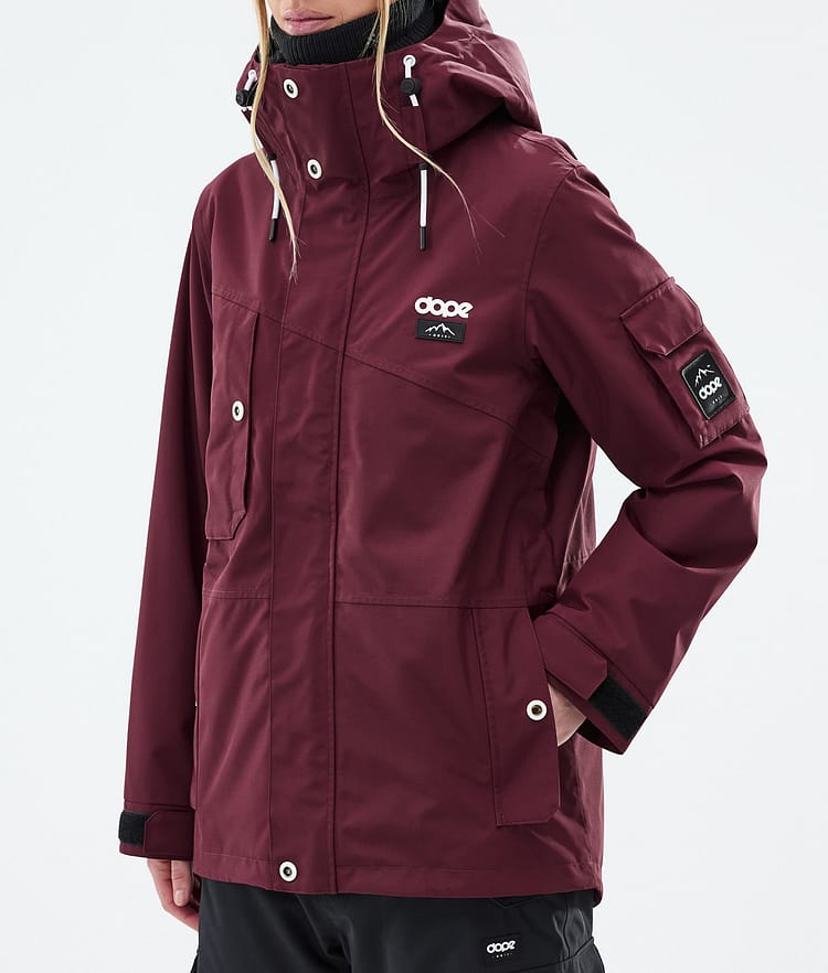 Adept W Giacca Sci Donna Burgundy, Immagine 8 di 10