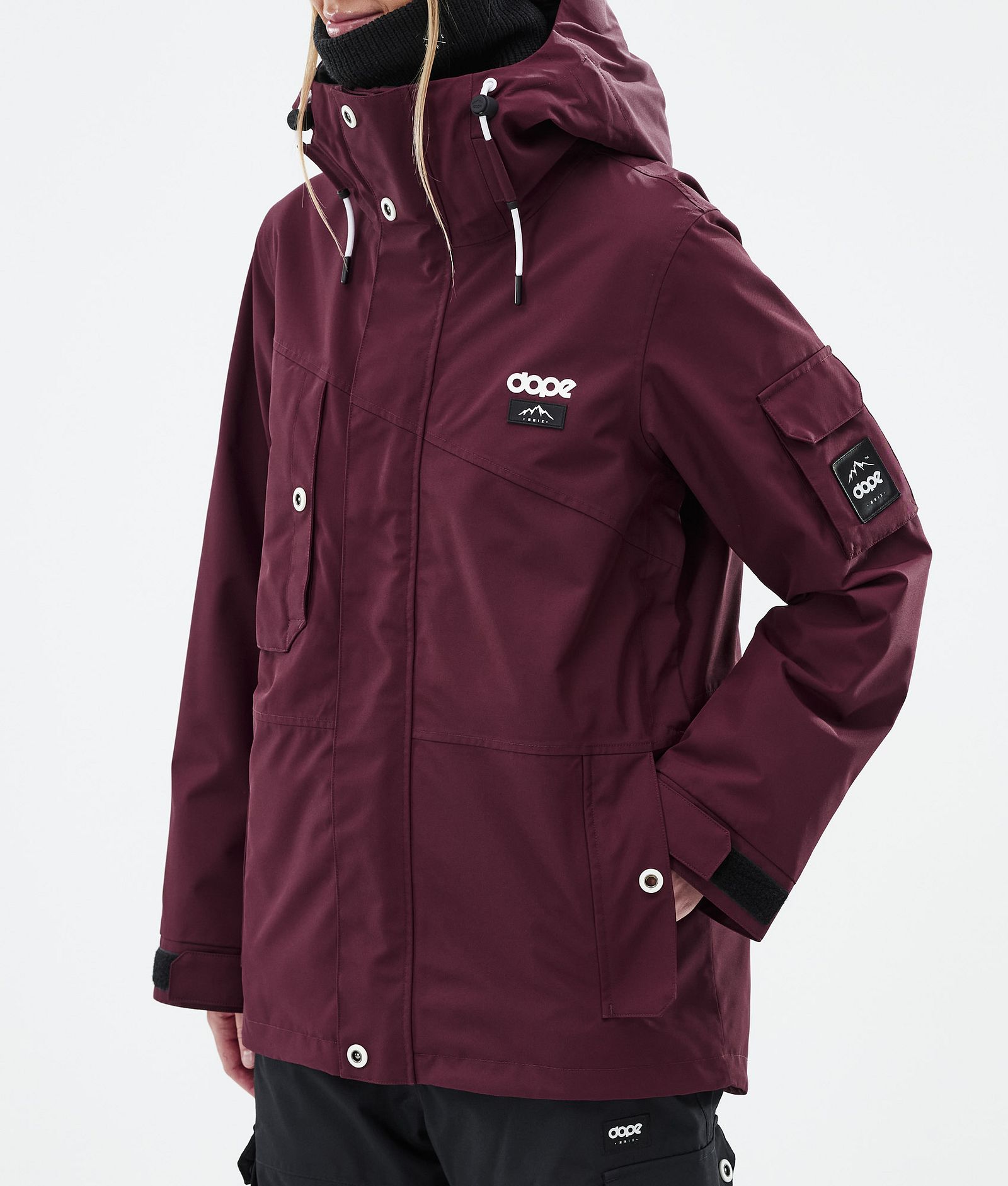 Adept W Snowboardjacke Damen Burgundy Renewed, Bild 8 von 10