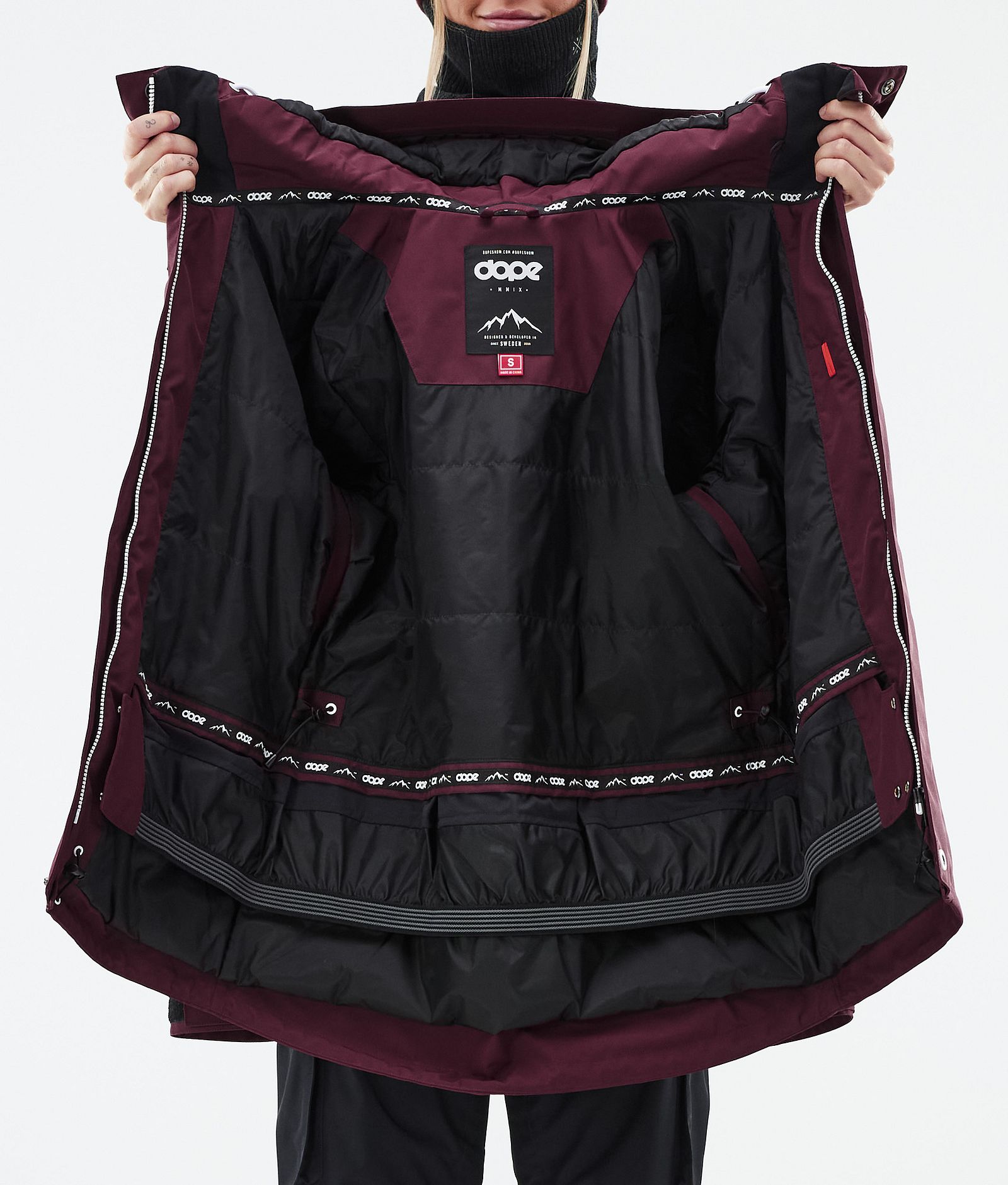 Adept W Snowboardjacke Damen Burgundy Renewed, Bild 10 von 10
