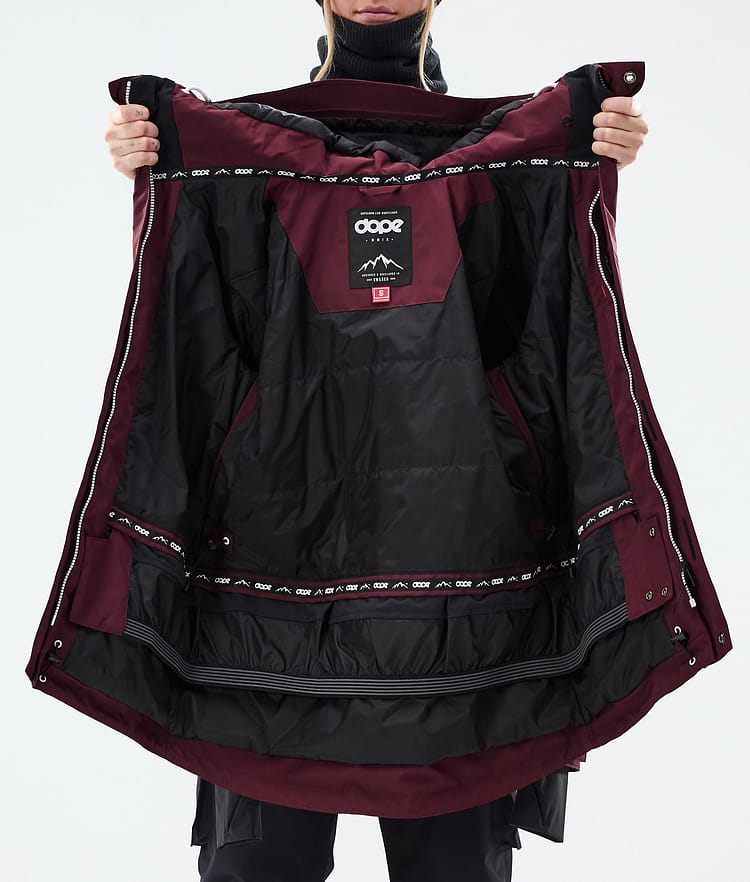 Adept W Giacca Sci Donna Burgundy, Immagine 10 di 10