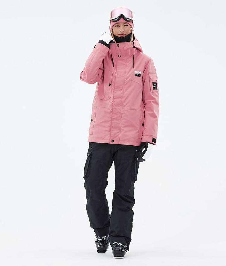 Adept W Manteau Ski Femme Pink/Black