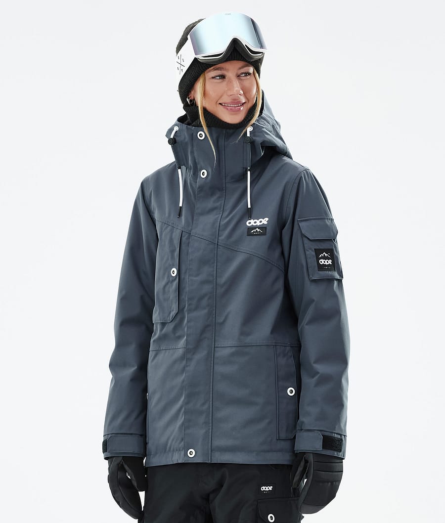 Adept W Skijacke Damen Metal Blue