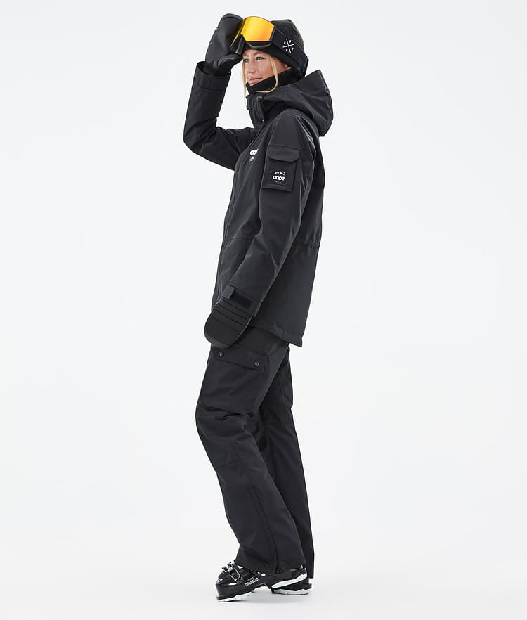 Adept W Skijacke Damen Blackout