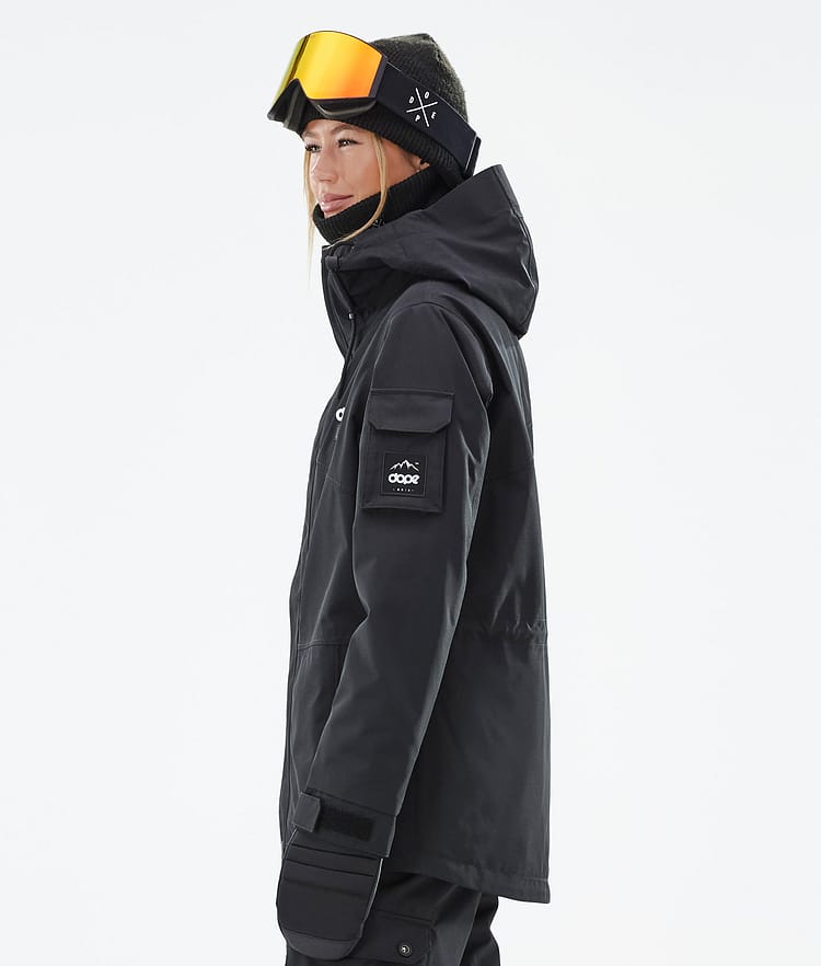 Adept W Skijacke Damen Blackout