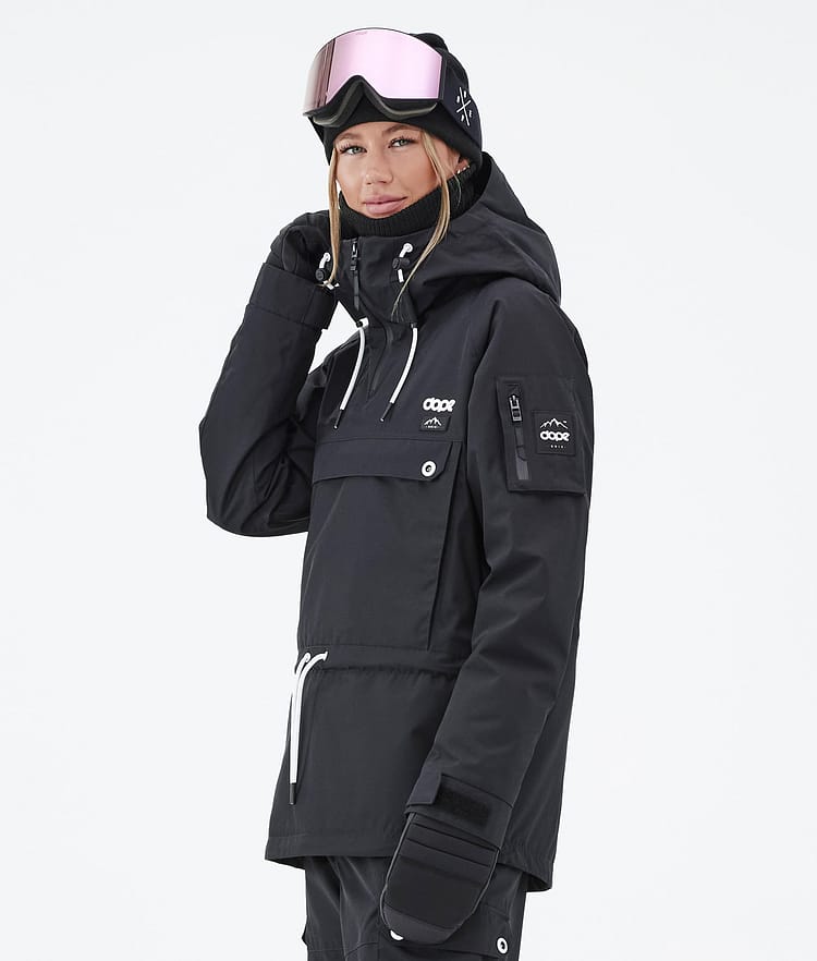 Annok W Giacca Snowboard Donna Black Renewed, Immagine 6 di 9