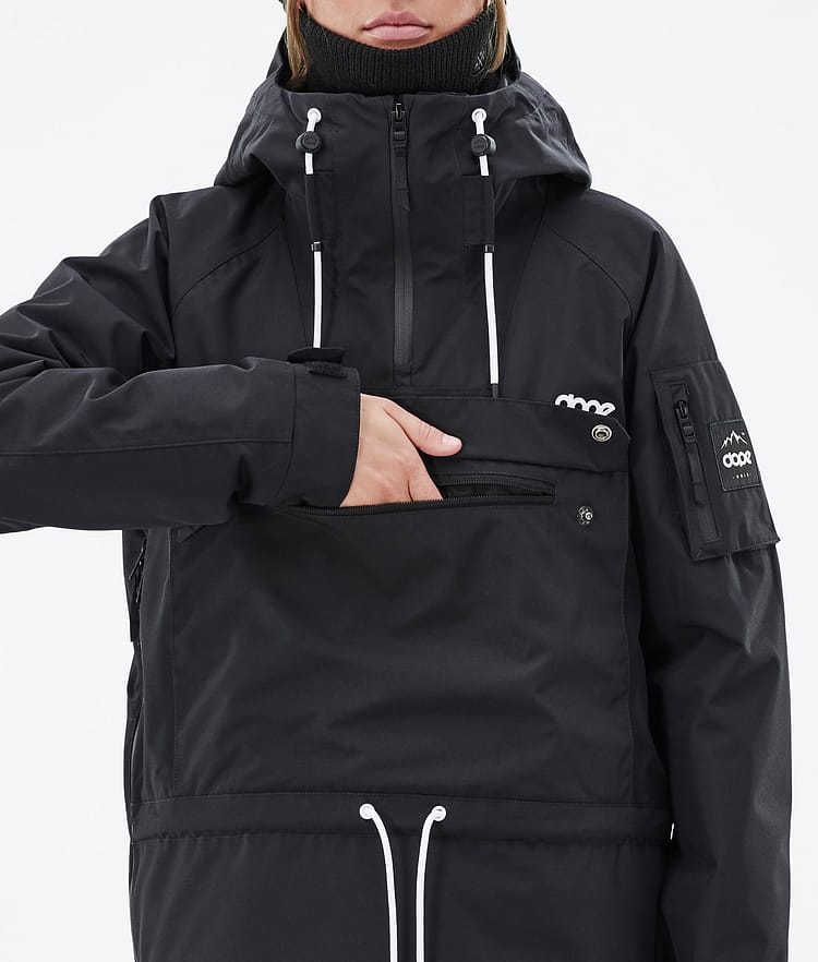 Annok W Manteau Ski Femme Black, Image 9 sur 9