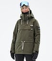 Annok W Veste de Ski Femme Olive Green