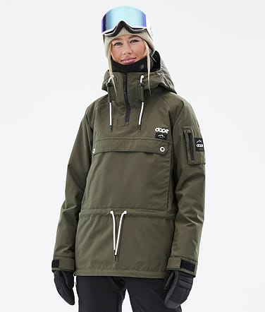 Annok W Snowboard jas Dames Olive Green