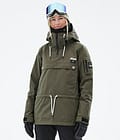 Annok W Snowboard Jacket Women Olive Green