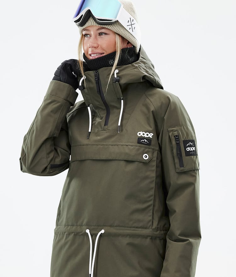 Annok W Ski Jacket Women Olive Green, Image 2 of 9