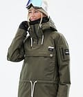 Annok W Ski Jacket Women Olive Green, Image 2 of 9