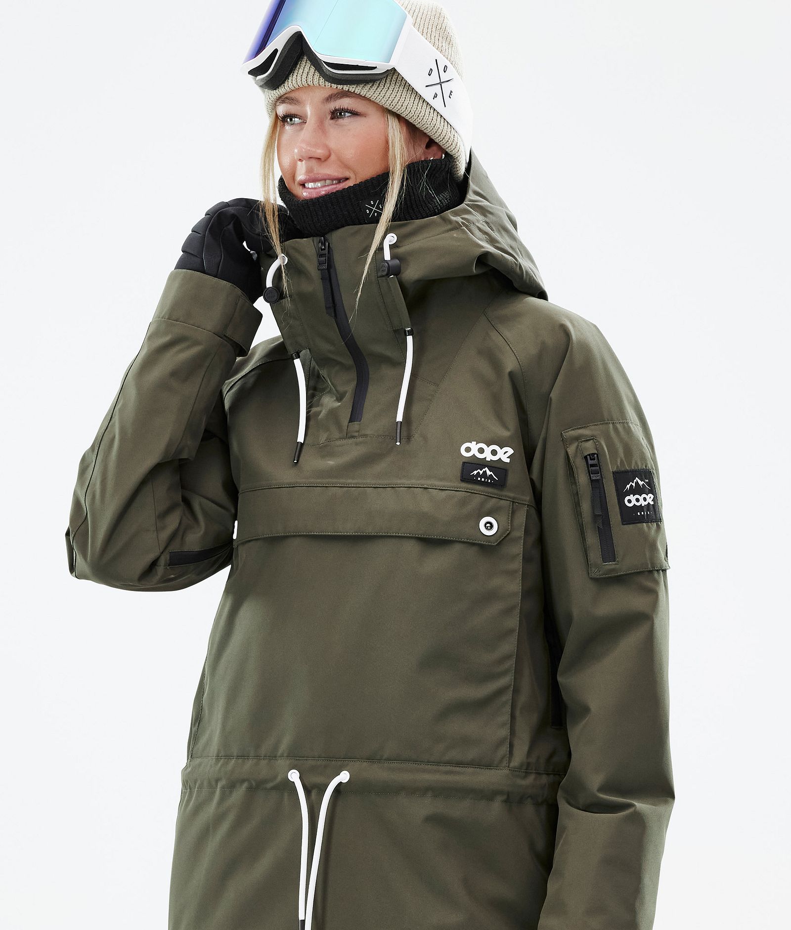 Annok W Snowboard Jacket Women Olive Green Renewed, Image 2 of 9