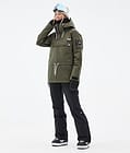 Annok W Lumilautailutakki Naiset Olive Green, Kuva 3 / 9