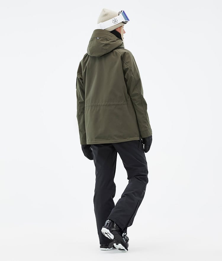 Annok W Veste de Ski Femme Olive Green, Image 5 sur 9