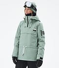 Annok W Snowboard jas Dames Faded Green Renewed, Afbeelding 1 van 8
