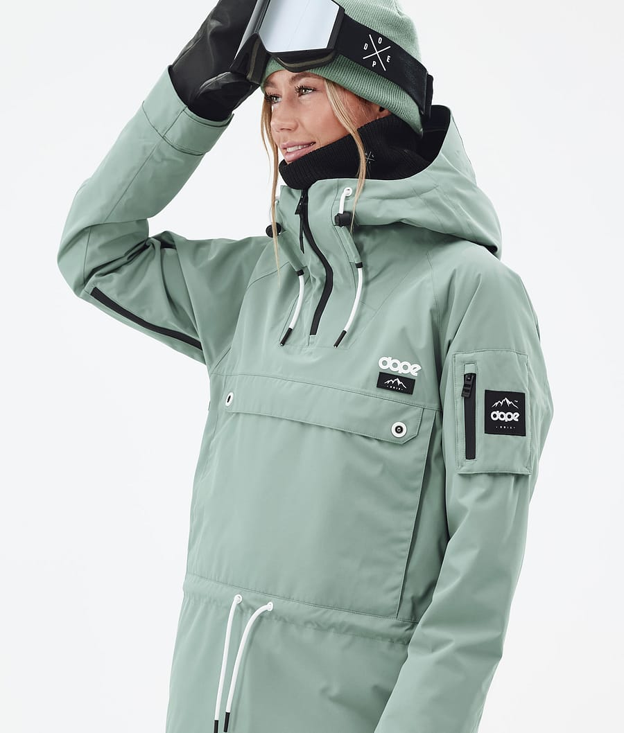 Annok W Bunda na Snowboard Dámské Faded Green