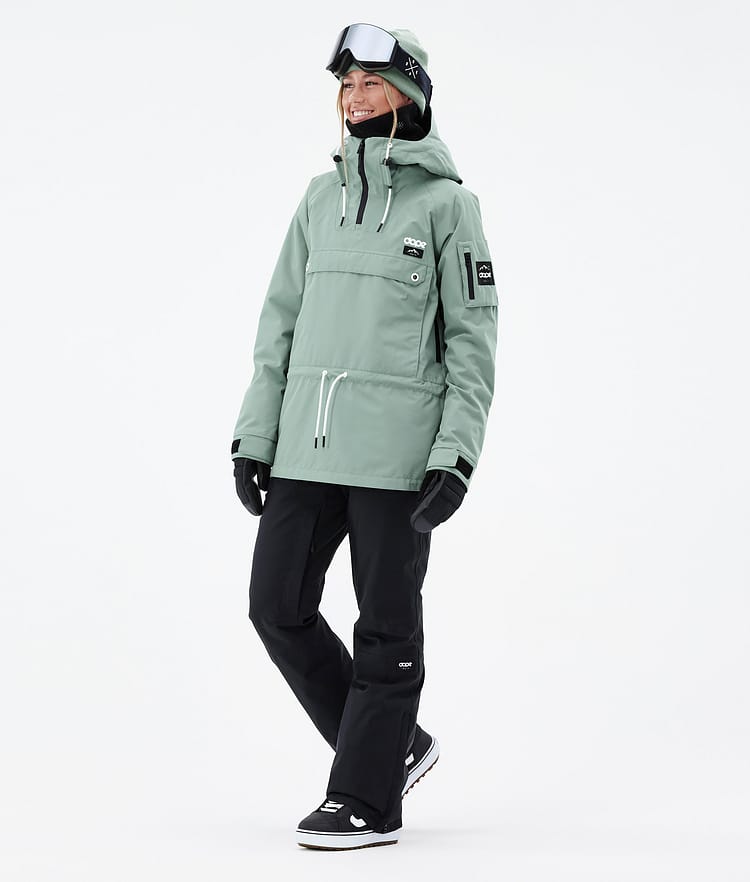 Annok W Snowboardjacke Damen Faded Green