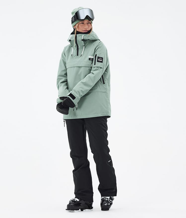 Annok W Manteau Ski Femme Faded Green, Image 3 sur 8