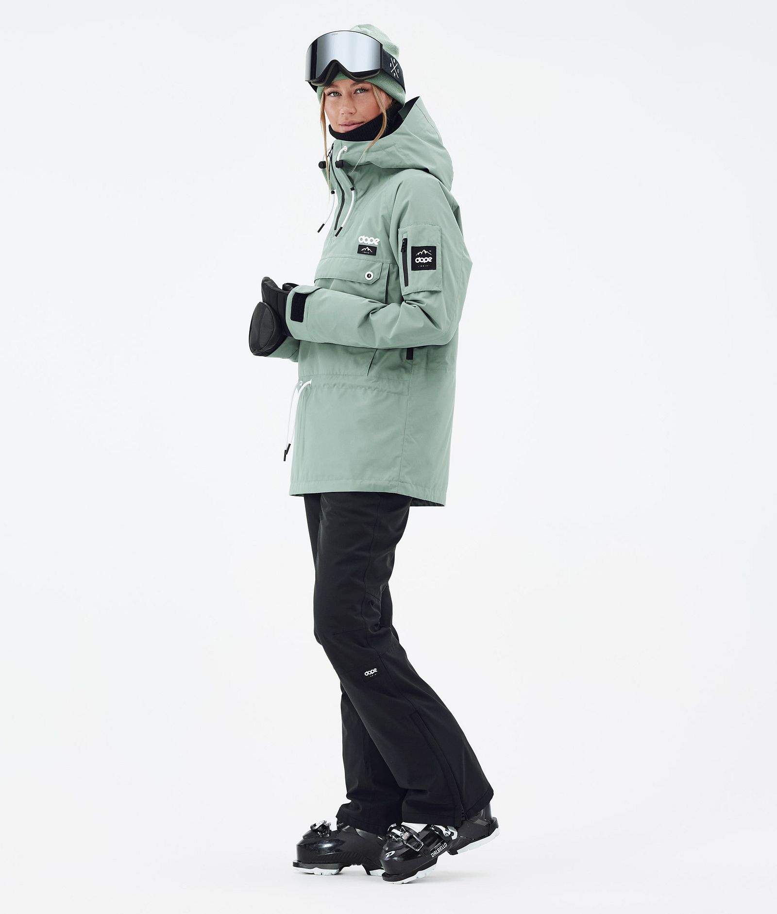 Annok W Veste de Ski Femme Faded Green, Image 3 sur 8