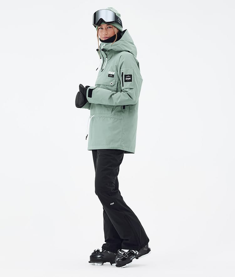 Annok W Veste de Ski Femme Faded Green, Image 4 sur 8