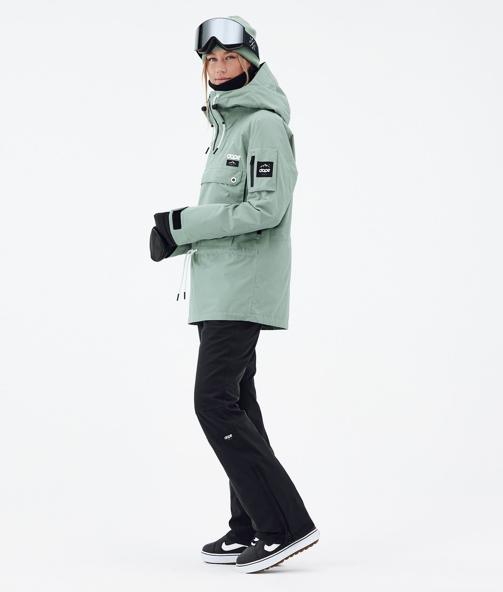 Annok W Snowboard Jacket Women Faded Green Renewed