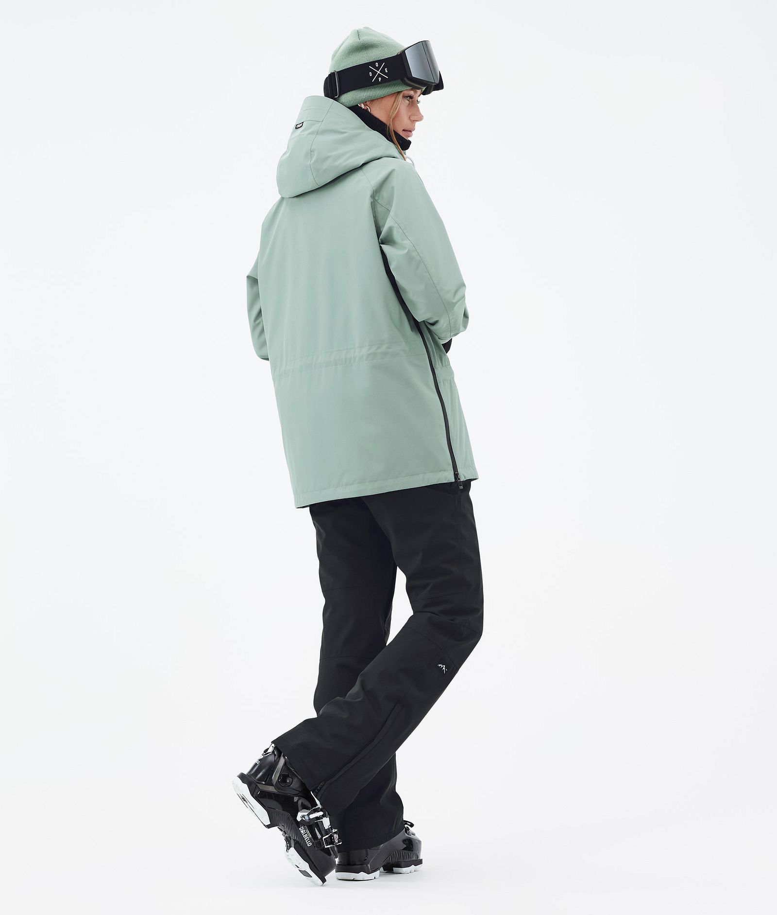 Annok W Veste de Ski Femme Faded Green, Image 4 sur 8