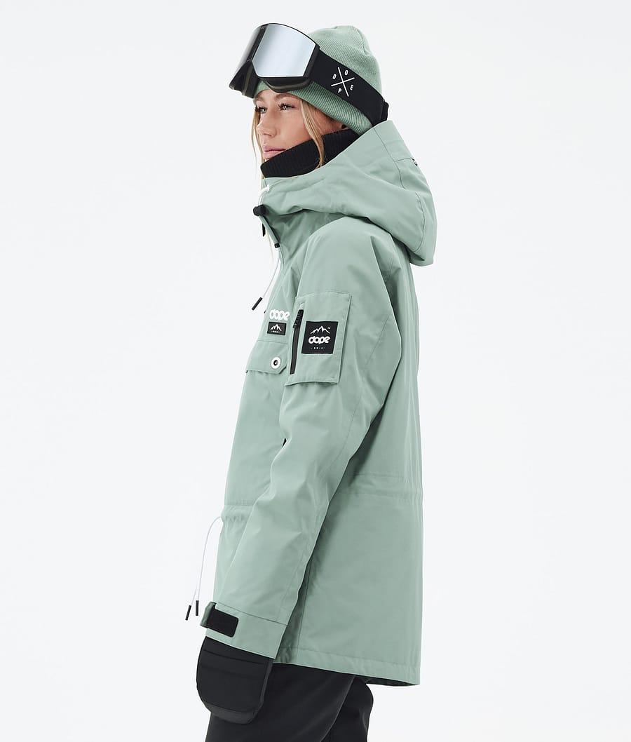 Annok W Bunda na Snowboard Dámské Faded Green