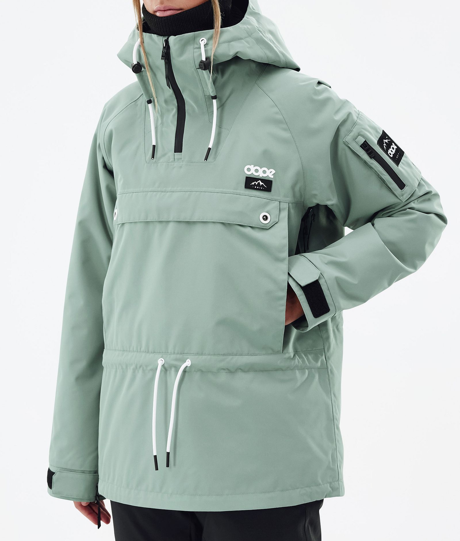 Annok W Snowboard Jacket Women Faded Green, Image 7 of 8