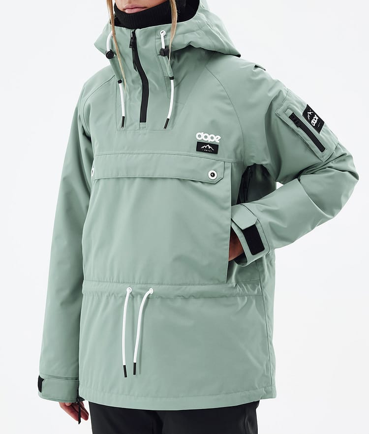 Annok W Veste Snowboard Femme Faded Green