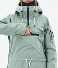 Annok W Snowboard Jacket Women Faded Green, Image 8 of 8
