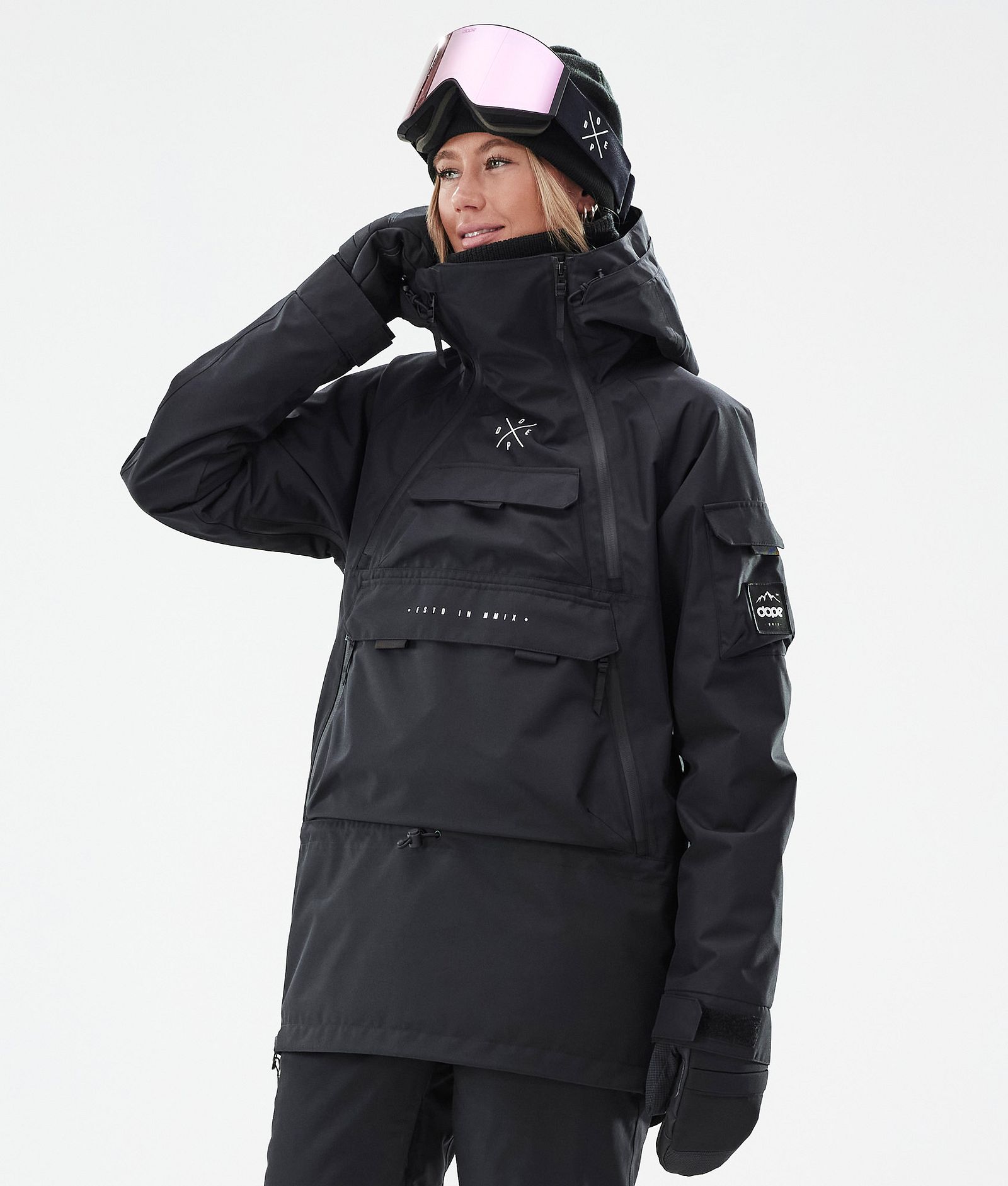 Akin W Snowboardjakke Dame Black Renewed, Billede 1 af 9