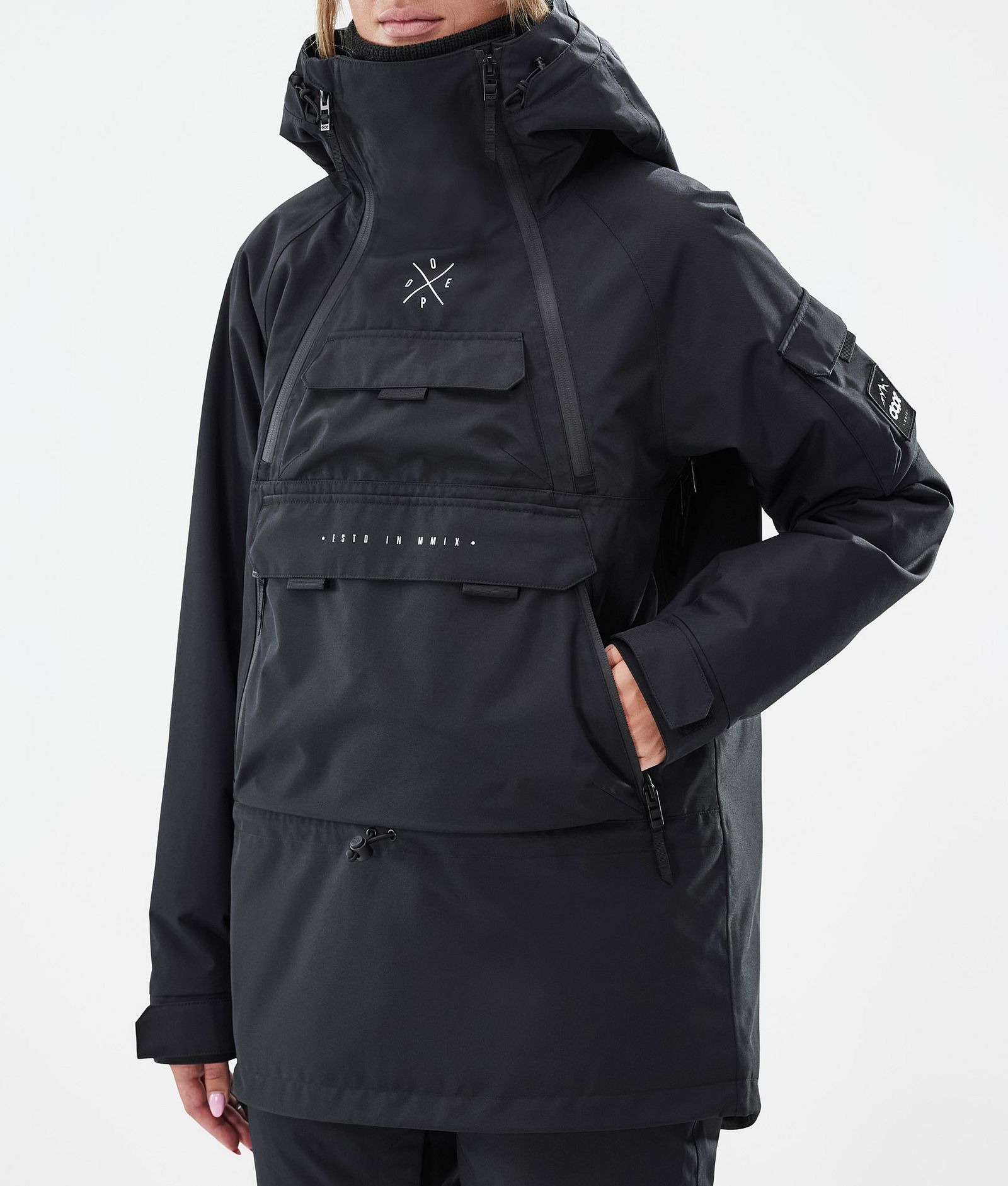 Akin W Snowboardjakke Dame Black Renewed, Billede 8 af 9