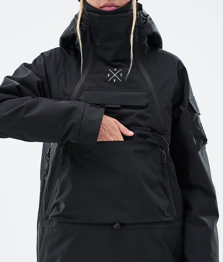 Akin W Bunda na Snowboard Dámské Black, Obrázek 9 z 10
