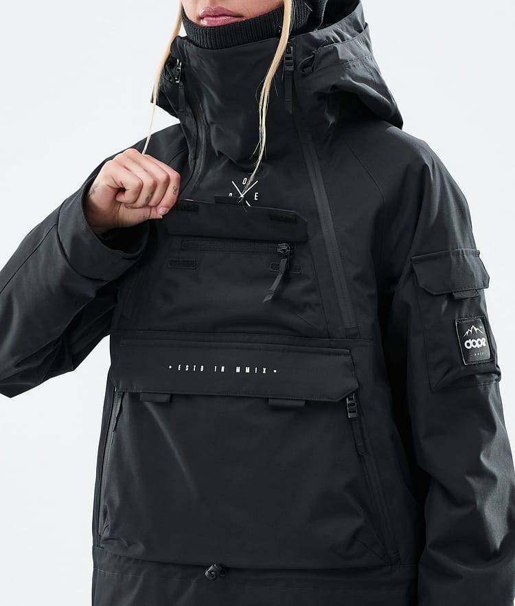 Akin W Snowboardjacke Damen Black, Bild 10 von 10