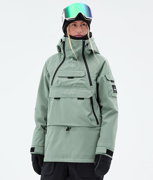 Akin W Snowboard Jacket Women Faded Green