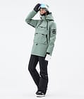 Akin W Snowboardjacke Damen Faded Green, Bild 2 von 8