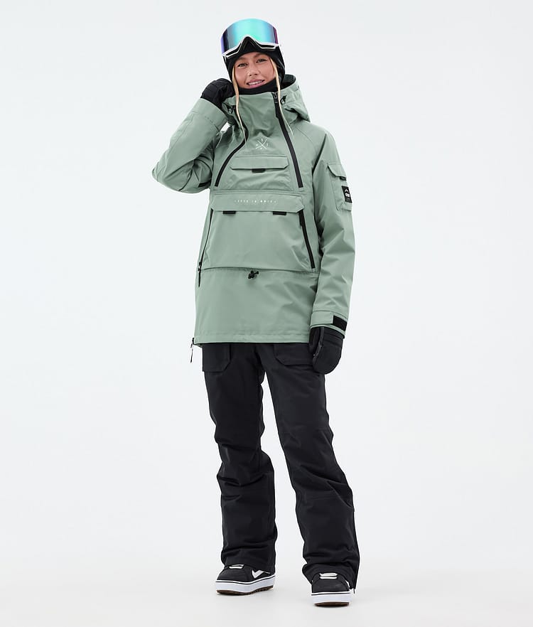 Akin W Snowboard Jacket Women Faded Green Renewed, Image 3 of 10