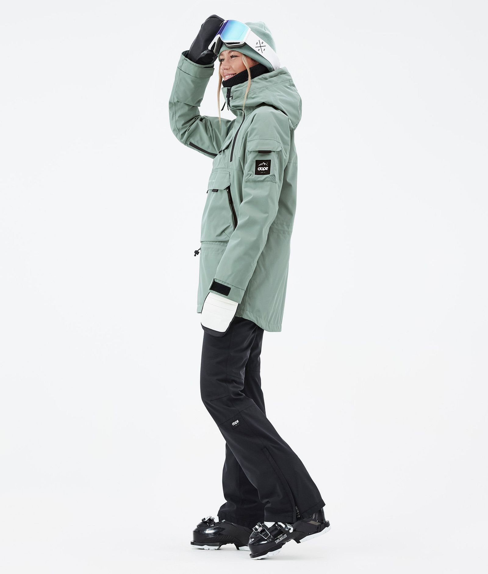 Akin W Veste de Ski Femme Faded Green, Image 3 sur 8