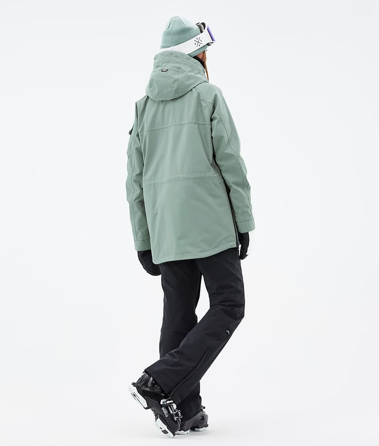 Akin W Veste de Ski Femme Faded Green