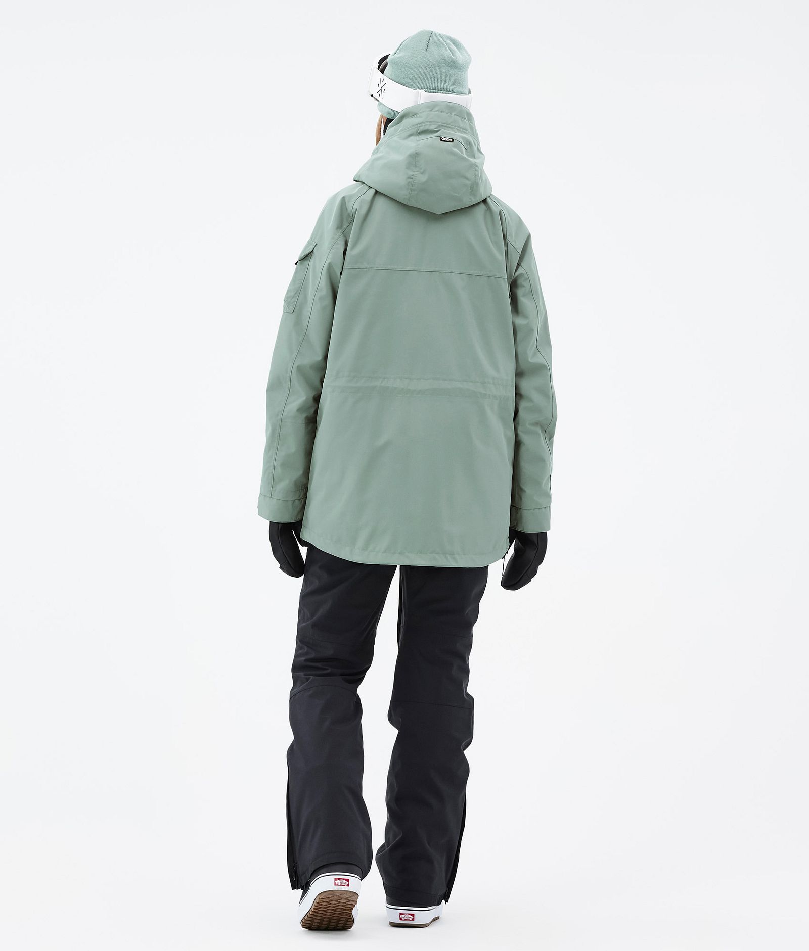Akin W Snowboardjacke Damen Faded Green, Bild 4 von 8
