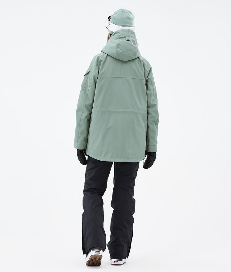 Akin W Veste Snowboard Femme Faded Green, Image 4 sur 8