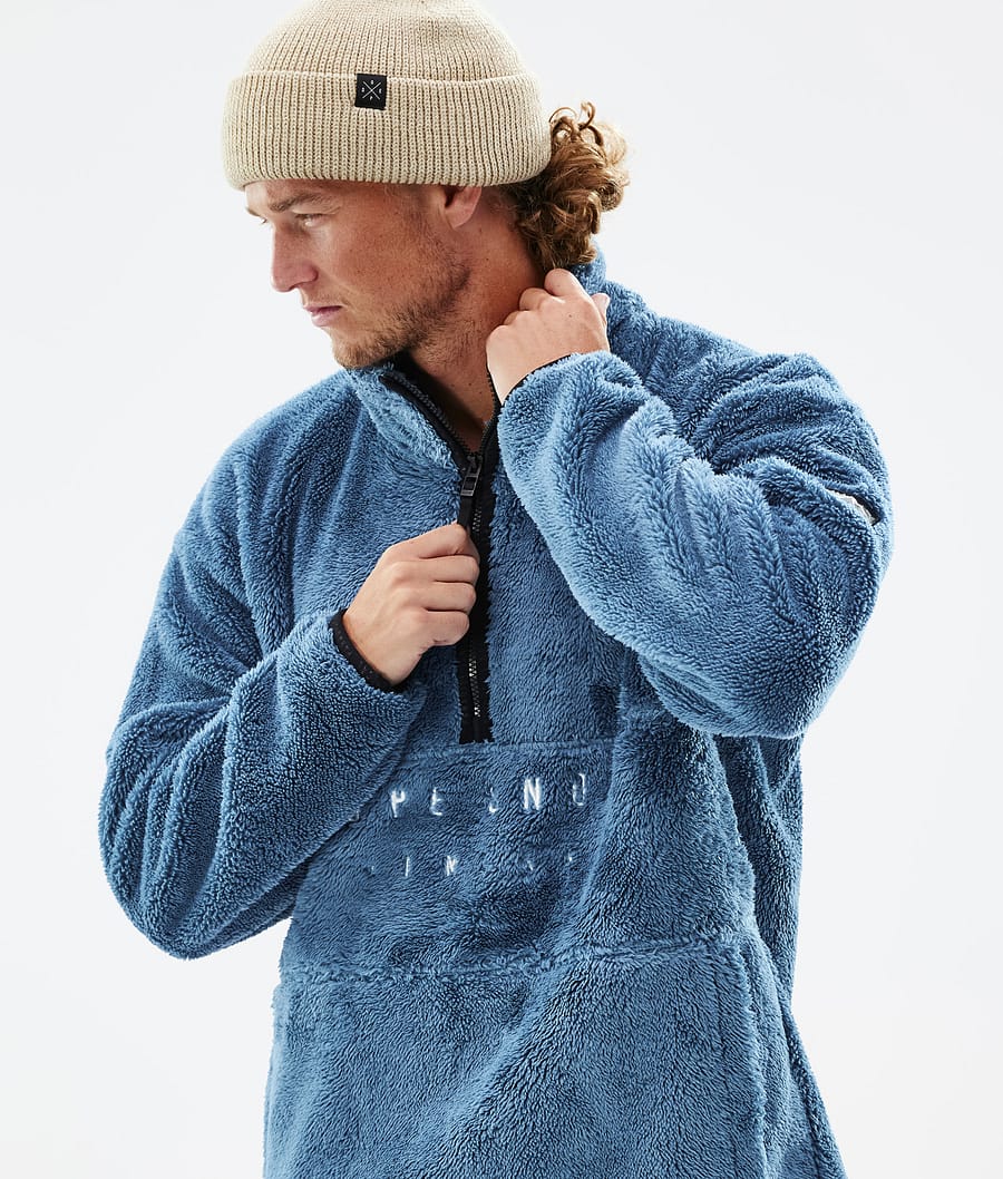 Pile 2022 Fleece Sweater Men Blue Steel