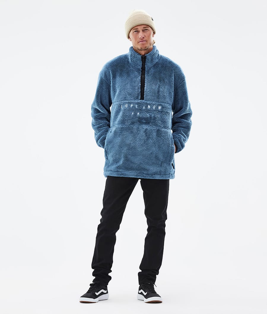 Pile 2022 Fleece Sweater Men Blue Steel